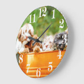 アクリル製壁時計 ラージ壁時計 (傾斜)