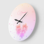 アクリル製壁時計 ラージ壁時計 (傾斜)