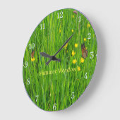 アクリル製壁時計 ラージ壁時計 (傾斜)