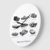 アクリル製壁時計 ラージ壁時計 (傾斜)