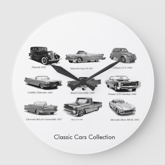 アクリル製壁時計 ラージ壁時計 (正面)