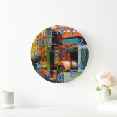 アクリル製壁時計 ラージ壁時計 (ホーム)