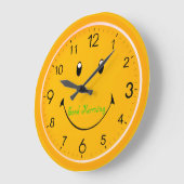 アクリル製壁時計 ラージ壁時計 (傾斜)