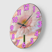 アクリル製壁時計 ラージ壁時計 (傾斜)