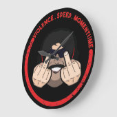 アクリル製壁時計 ラージ壁時計 (傾斜)