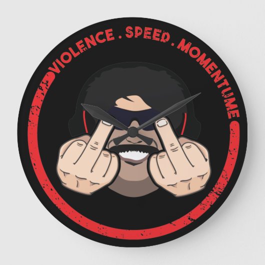 アクリル製壁時計 ラージ壁時計 (正面)