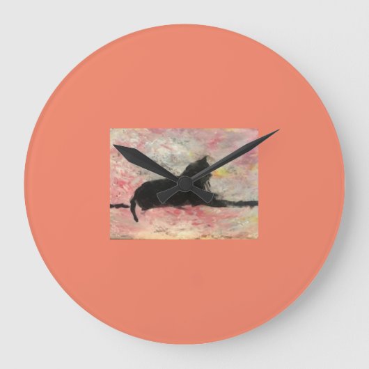 アクリル製壁時計 ラージ壁時計 (正面)