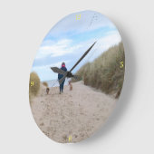 アクリル製壁時計 ラージ壁時計 (傾斜)