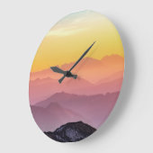 アクリル製壁時計 ラージ壁時計 (傾斜)