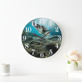 アクリル製壁時計 ラージ壁時計 (ホーム)