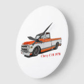 アクリル製壁時計 ラージ壁時計 (傾斜)