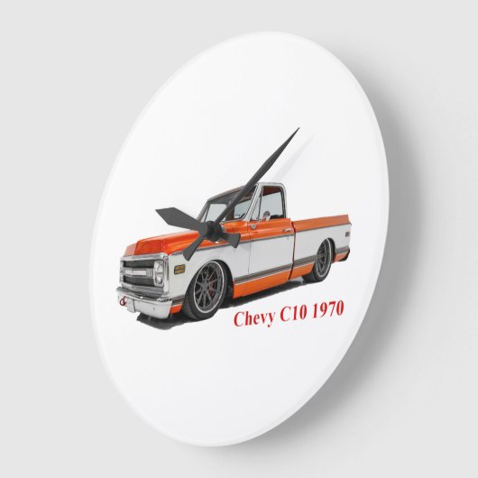 アクリル製壁時計 ラージ壁時計 (傾斜)