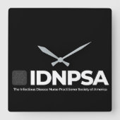 アクリル製壁時計、10.75インチ正方形アクリル スクエア壁時計 (正面)