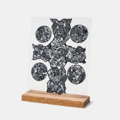 アクリル記号 アクリルサイン (傾斜)