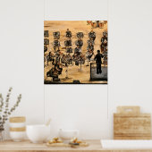 アクリル語の「リハーサル」 ポスター (キッチン)