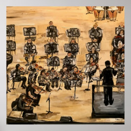 アクリル語の「リハーサル」 ポスター