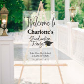 アクリル高校グリッター歓迎パーティー標識 アクリルサイン