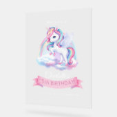 アクリル魔法の誕生日パーティーにサイン。 アクリルサイン (傾斜)