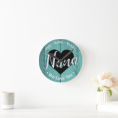 『アクリル・ウォール・クロック』 ラウンド壁時計 (ホーム)