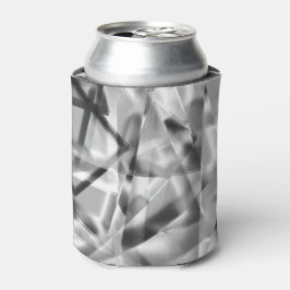 アクリル、グレーからホワイトの正方形の部分のコーナー 缶クーラー