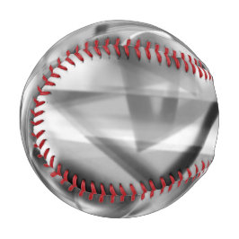 アクリル、グレーからホワイトの正方形の部分のコーナー 野球ボール