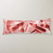 アクリル、サーモンから赤までの正方形の部分 ボディピロー (正面)