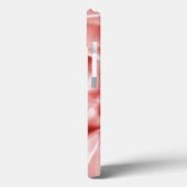 アクリル、サーモンから赤までの正方形の部分 Case-Mate iPhoneケース (裏面 / 左)