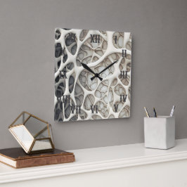 アクリル スクエア壁時計