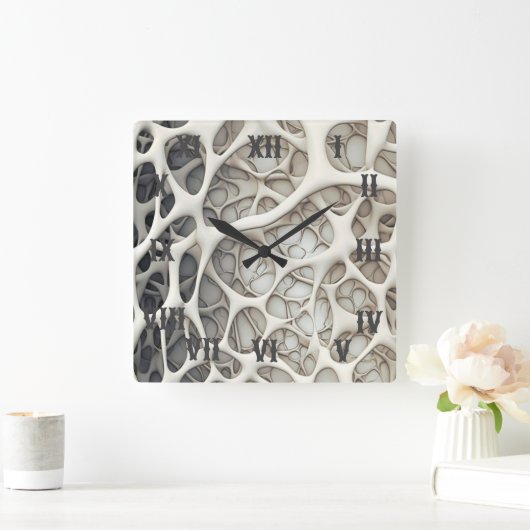 アクリル スクエア壁時計 (ホーム)