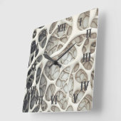 アクリル スクエア壁時計 (傾斜)