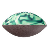 アクリル、ミントグリーンシェードの曲線状のグリーン形状 アメリカンフットボール (回転90)