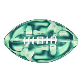 アクリル、ミントグリーンシェードの曲線状のグリーン形状 アメリカンフットボール