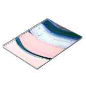アクリル、絵を描抽象芸術を閉じ絵画ます。 ノートブック (左側)