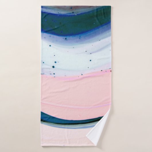 アクリル、絵を描抽象芸術を閉じ絵画ます。 バスタオル (バスタオル)