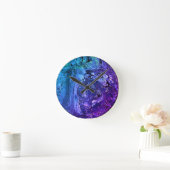 アクリル#24時計 ラウンド壁時計 (ホーム)