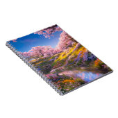 アクリーク魅力的アミダスト桜ツリー ノートブック (右側)