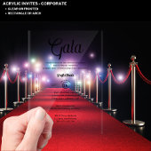 アクリ澄んッ企業のク・ガラ賞モダン授式 アクリル招待状