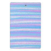 アクリ色彩の鮮やかルターコイズピンクパープル ミニクリップボード (裏面)