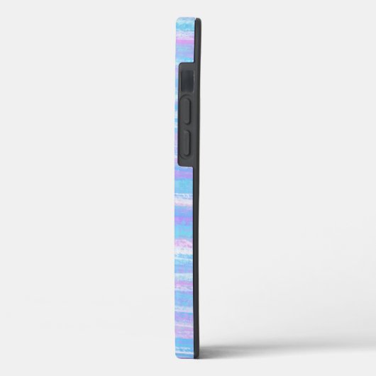 アクリ色彩の鮮やかルターコイズピンクパープル Case-Mate iPhoneケース (裏面 / 左)