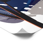 アクレイリアイスランド旅行ポスター ポスター (角)