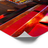 アクレイリチャーチインテリア，アイスランド，パインターリー ポスター (角)