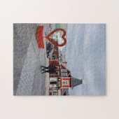 アクレイリ,アイスランドキュート通り写真 ジグソーパズル (横)