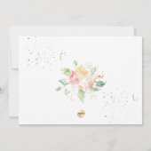 アクレール 赤らむ お礼-洗礼 女の子 招待状 (裏面)