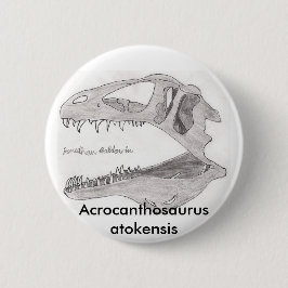 アクロカントサウルスのatokensisボタン 缶バッジ