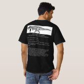 アクロカントサウルス恐竜Tシャツ Tシャツ (裏面フル)