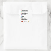 アクロスティック感謝してい先生ユー スクエアシール (バッグ)