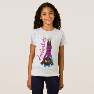 アクロダンサーがアクロバット体操選手を転倒 Tシャツ