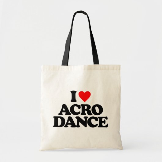 アクロダンスが大好き トートバッグ (正面)