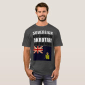 アクロティリとデケのソブリン拠点国旗 Tシャツ (正面フル)