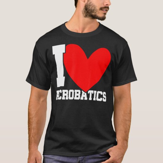 アクロバティクス・グラフィック・アクロバット体操ギムナ大好き Tシャツ (正面)